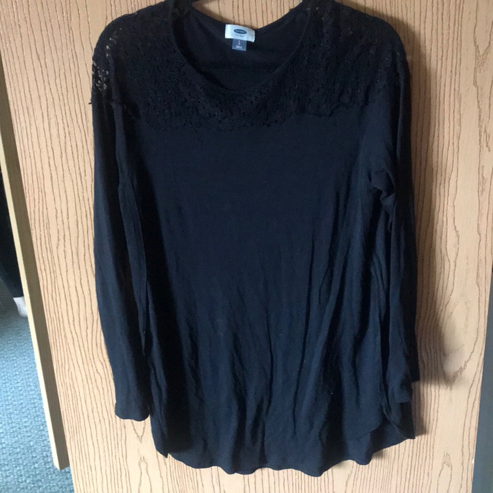 Extra long black long sleeve from Old Navy